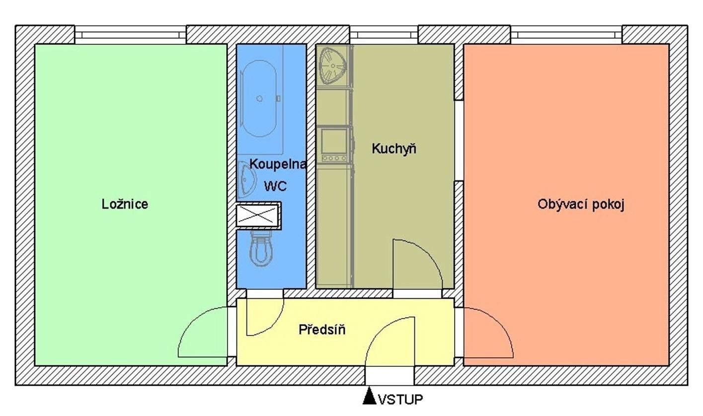 Pronájem bytu 2+1 53 m² - foto 16