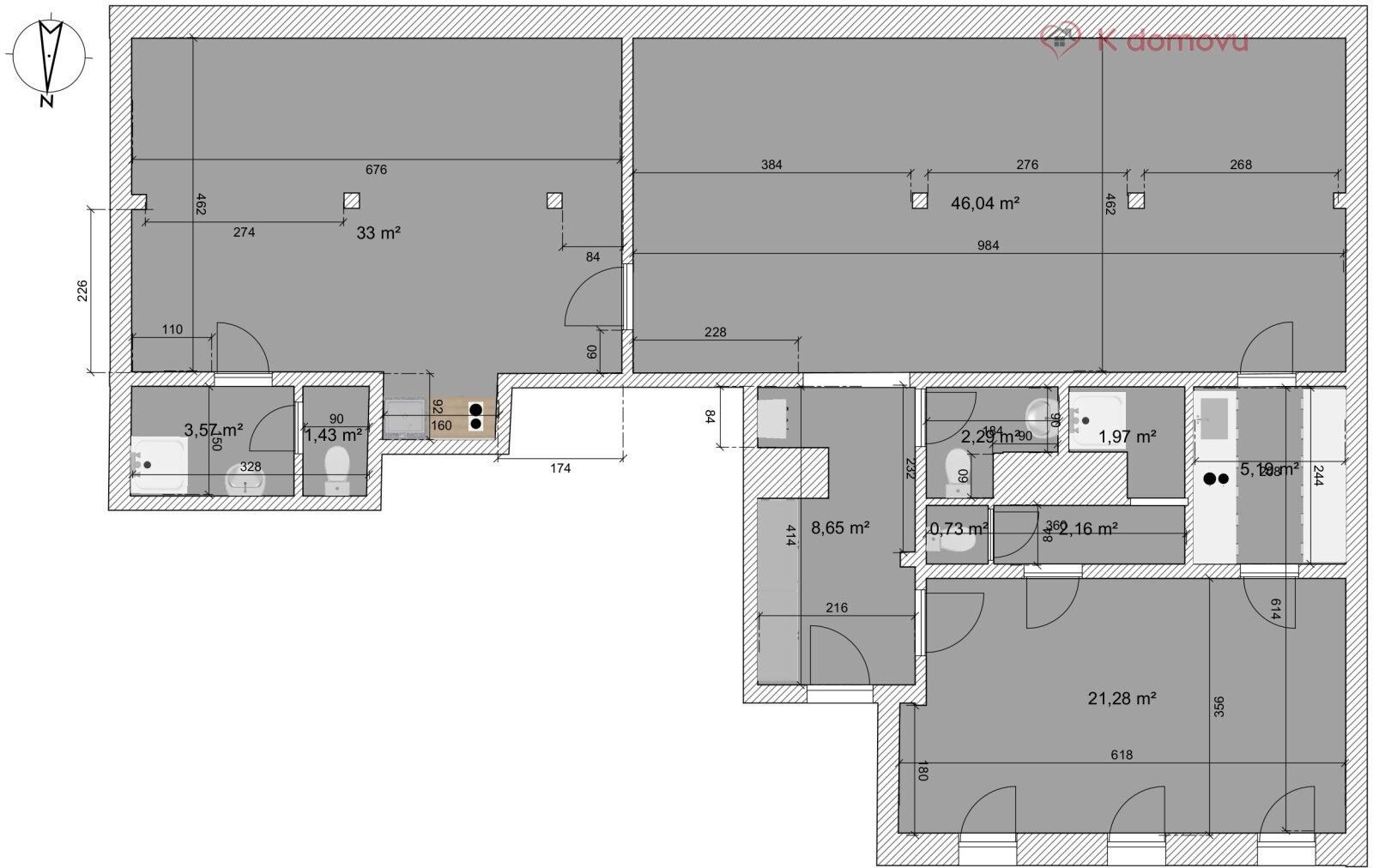 Pronájem bytu 3+1 126 m² - foto 17