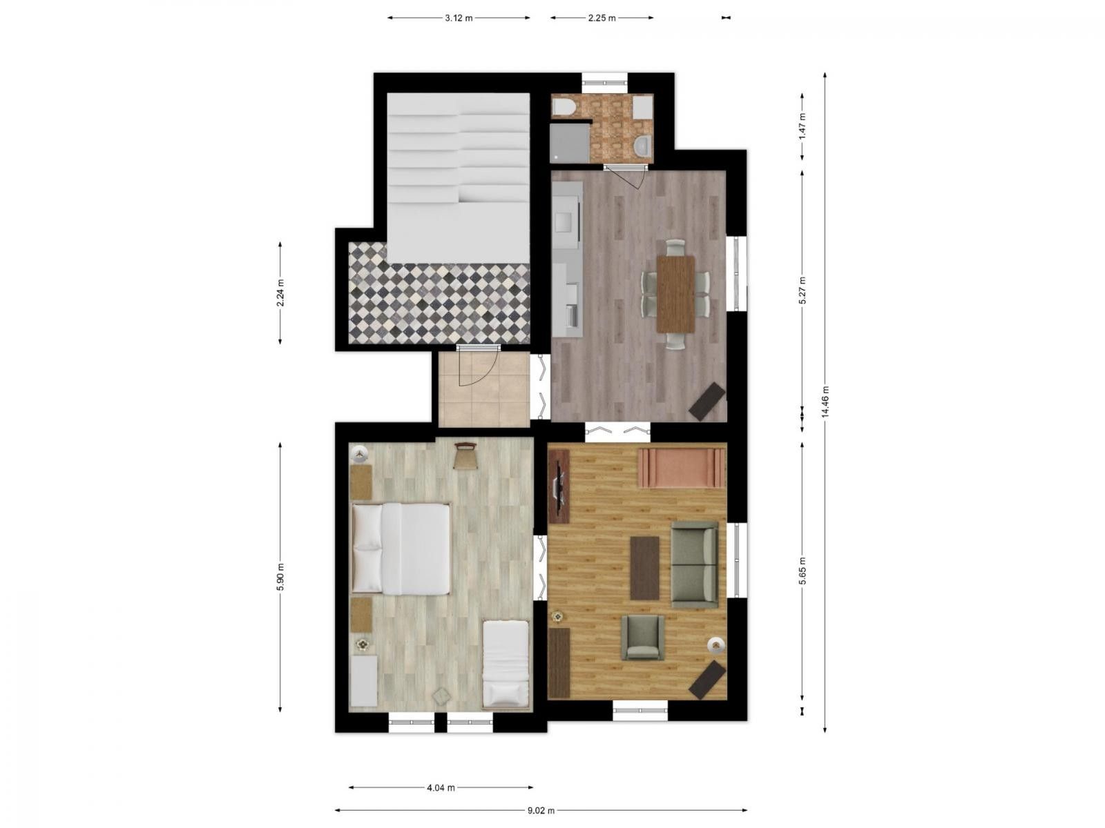 Pronájem bytu 2+1 72 m² - foto 20
