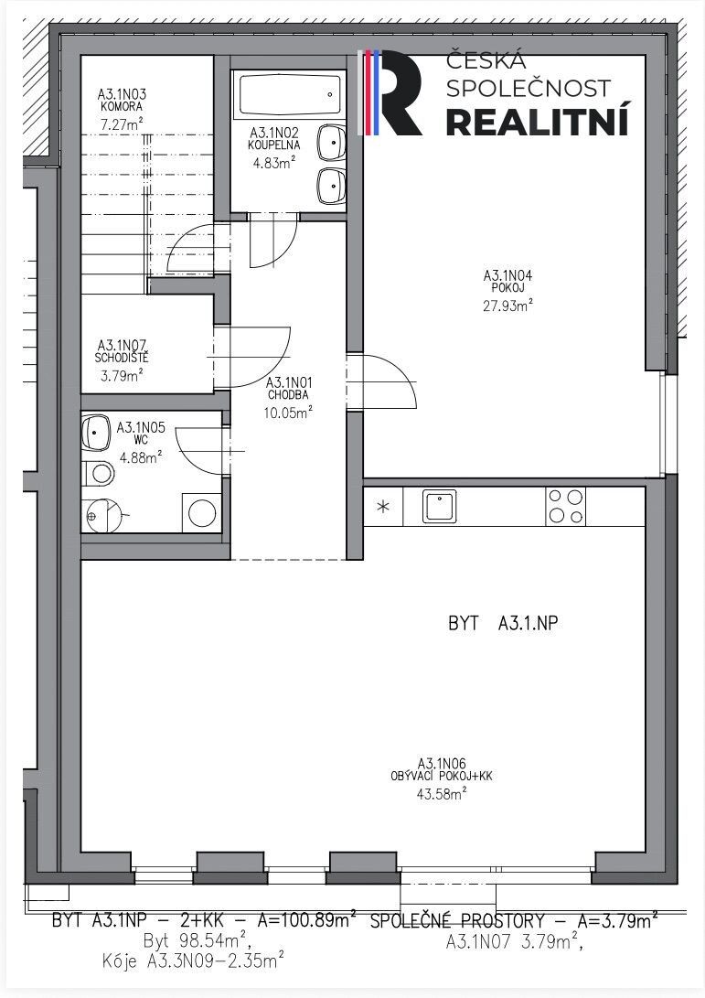 Prodej bytu 3+kk 98 m² - foto 4