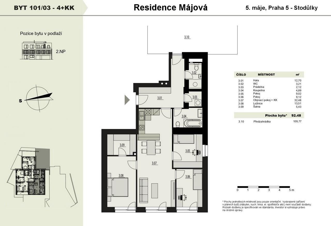 Prodej bytu 4+kk 99 m² - foto 2