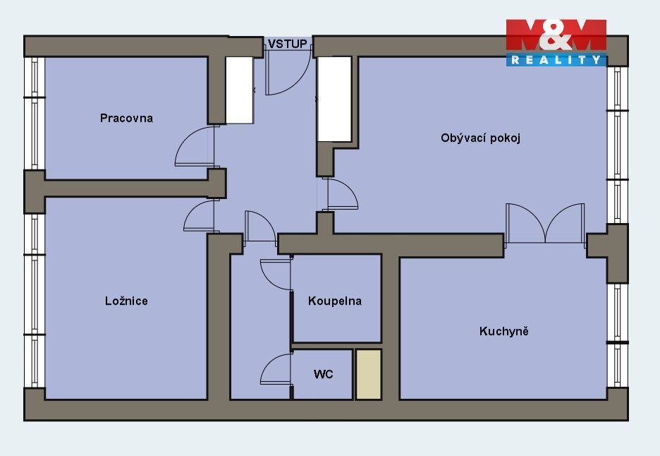 Pronájem bytu 3+1 55 m² - foto 10