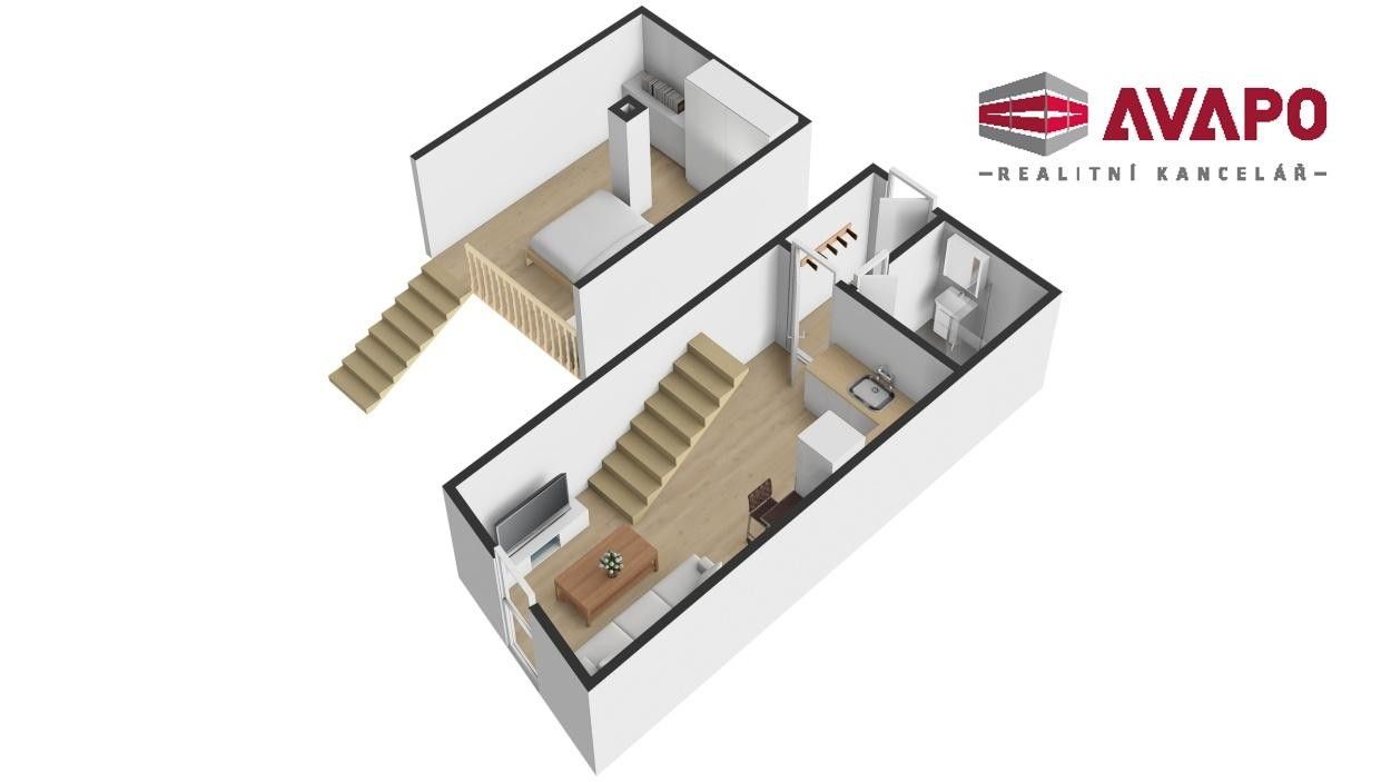 Pronájem bytu 1+kk 38 m² - foto 3