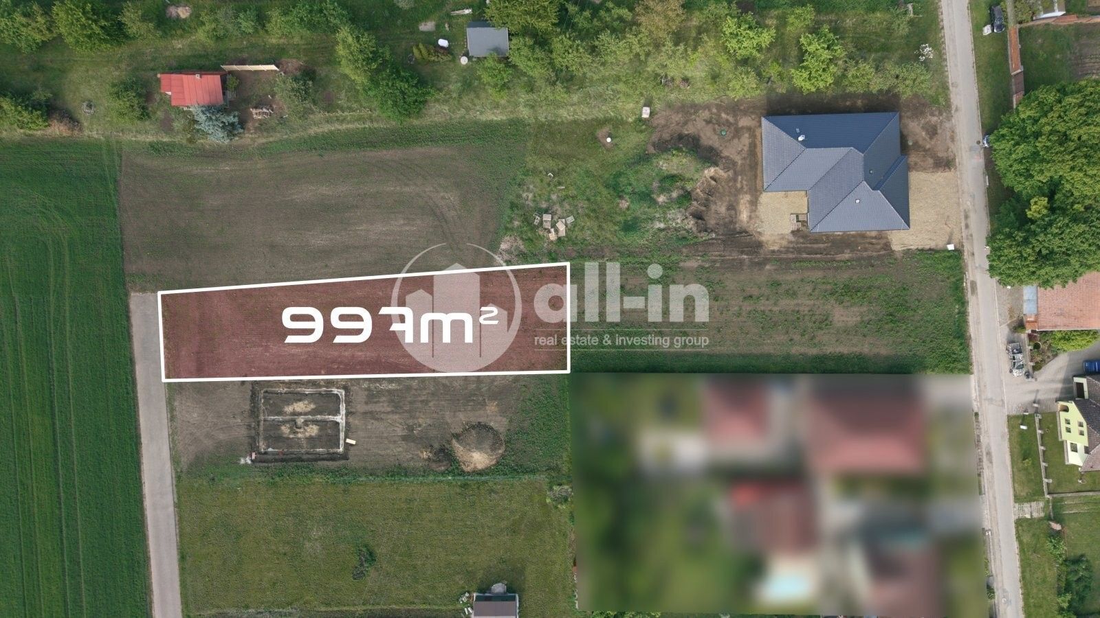 Prodej pozemku 997 m² - foto 1