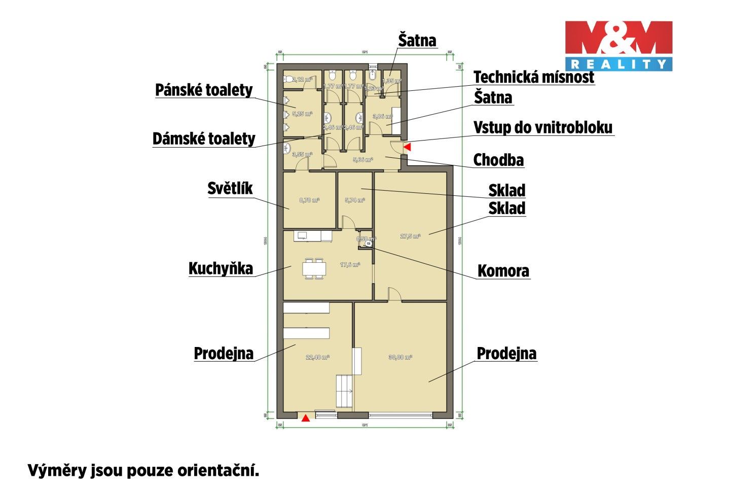 Pronájem komerčního prostoru 145 m² - foto 2