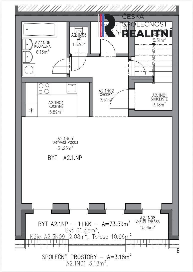 Prodej bytu 2+kk 71 m² - foto 4
