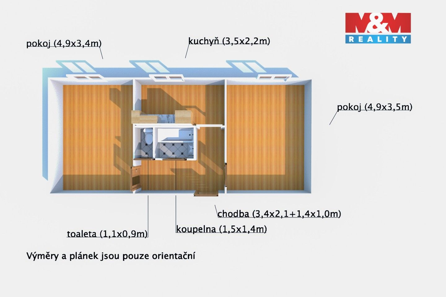 Prodej bytu 2+1 54 m² - foto 18