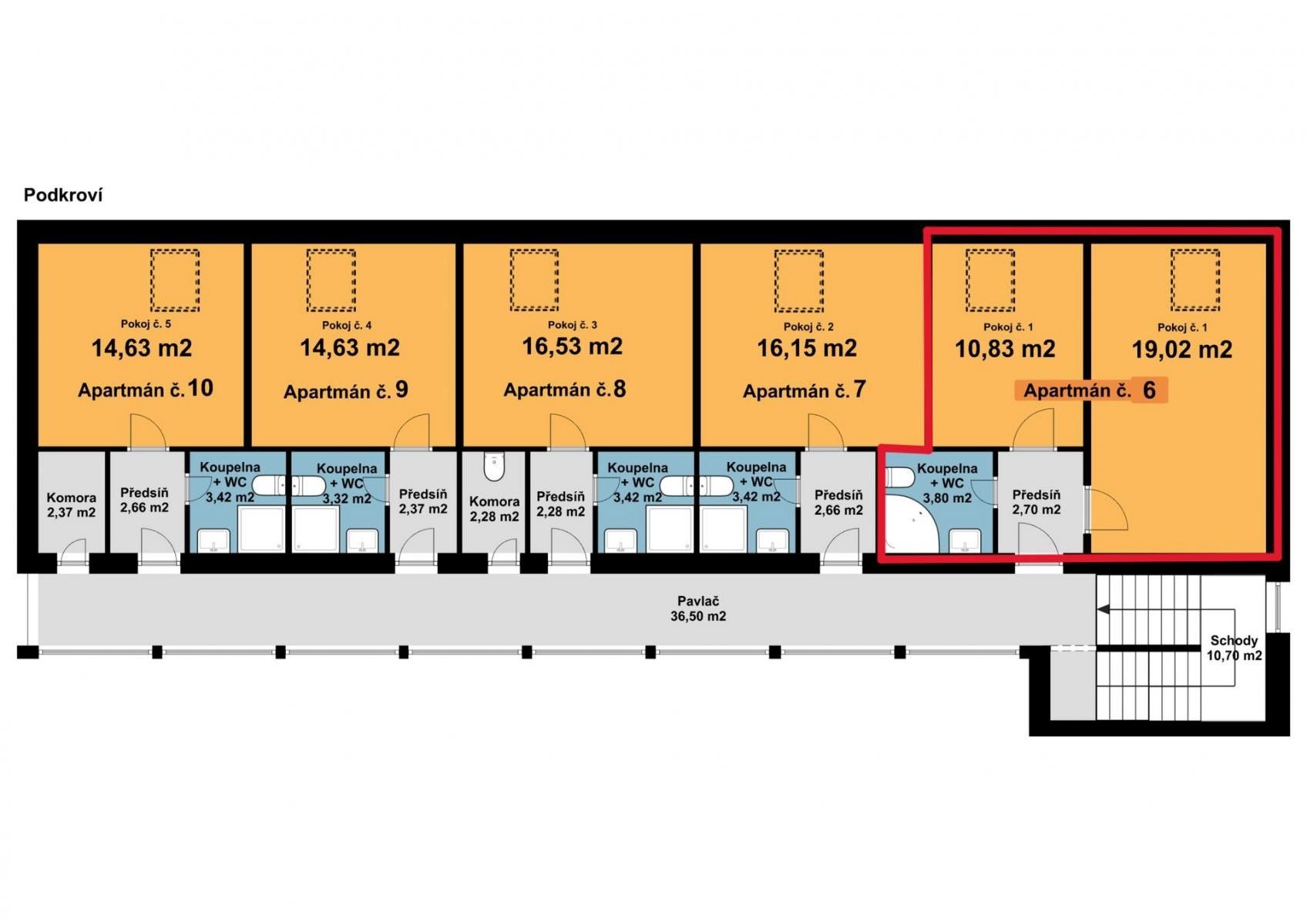 Prodej bytu 2+kk 36 m² - foto 13
