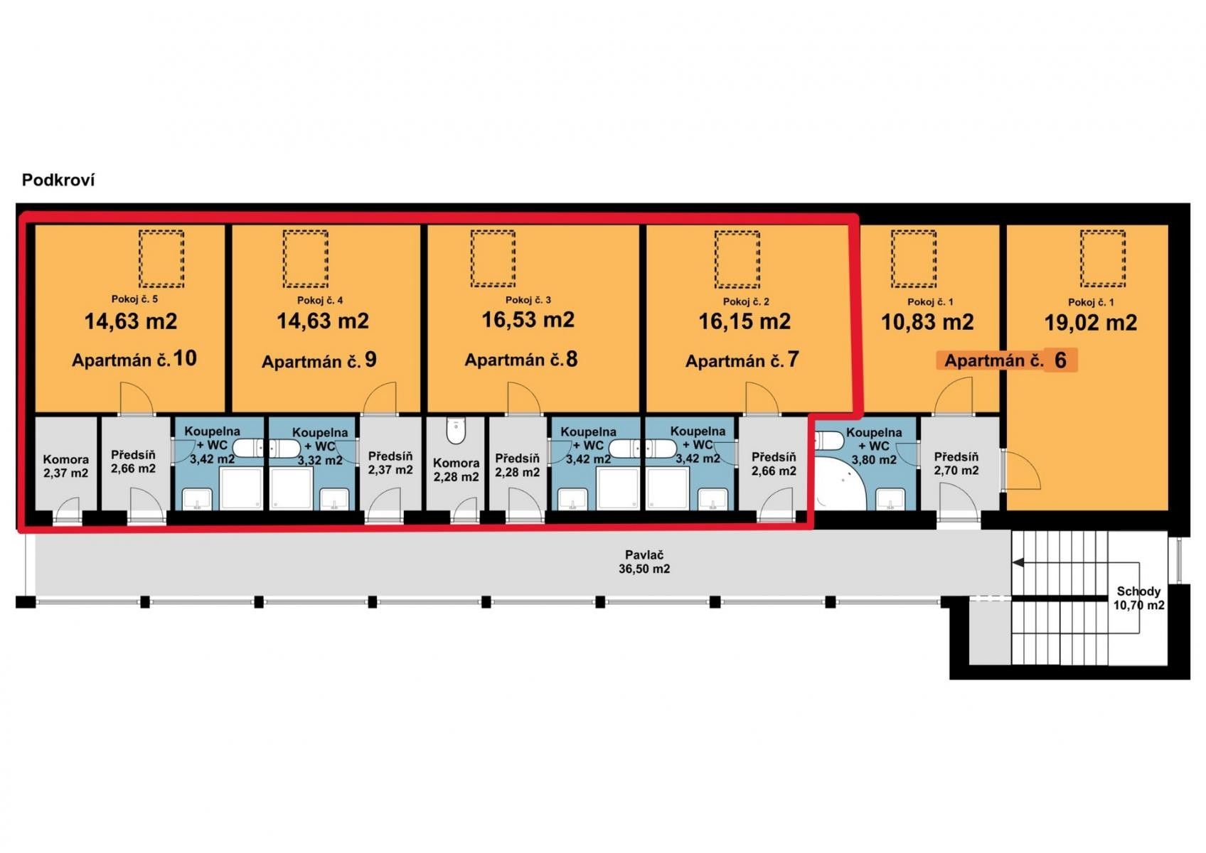 Prodej bytu 1+kk 22 m² - foto 15