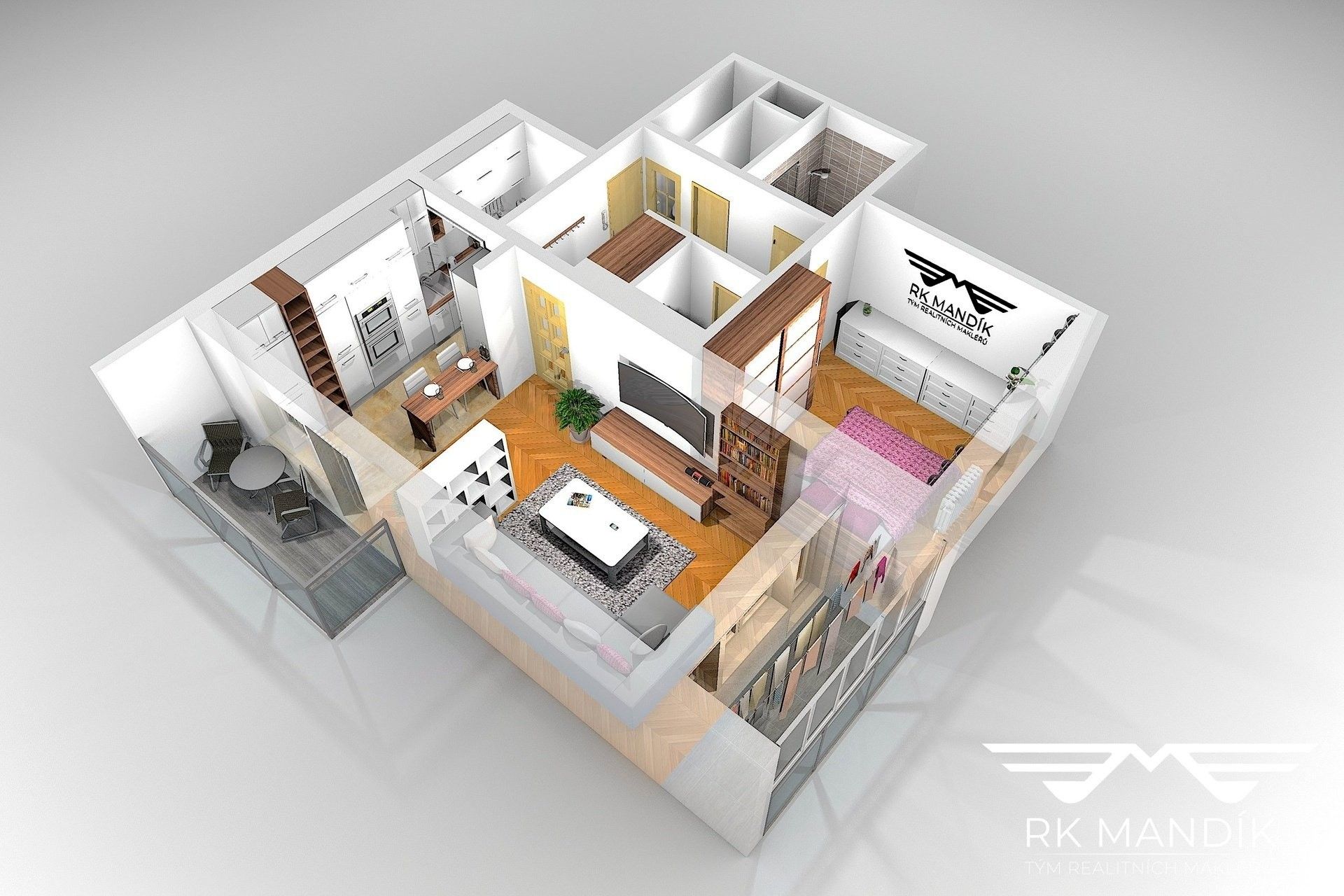 Pronájem bytu 2+kk 55 m² - foto 24