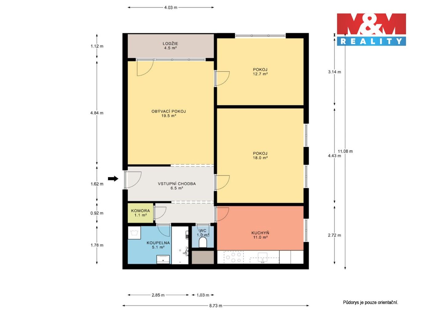 Prodej bytu 3+1 79 m² - foto 16