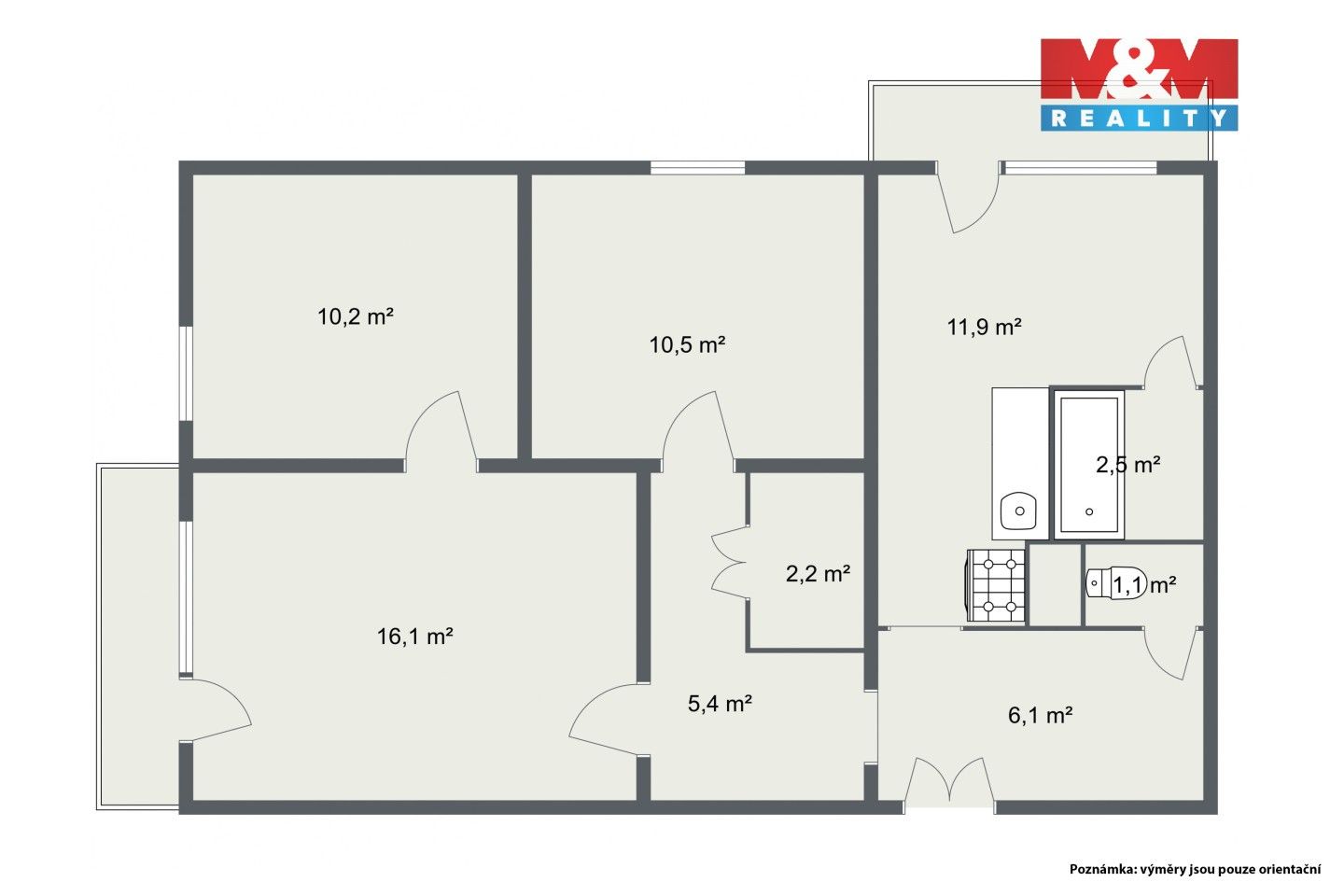 Prodej bytu 3+1 65 m² - foto 10