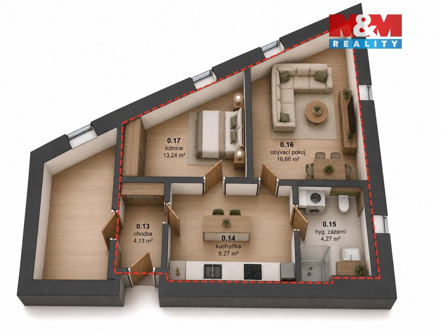 Prodej bytu 3+kk 52 m² - foto 5