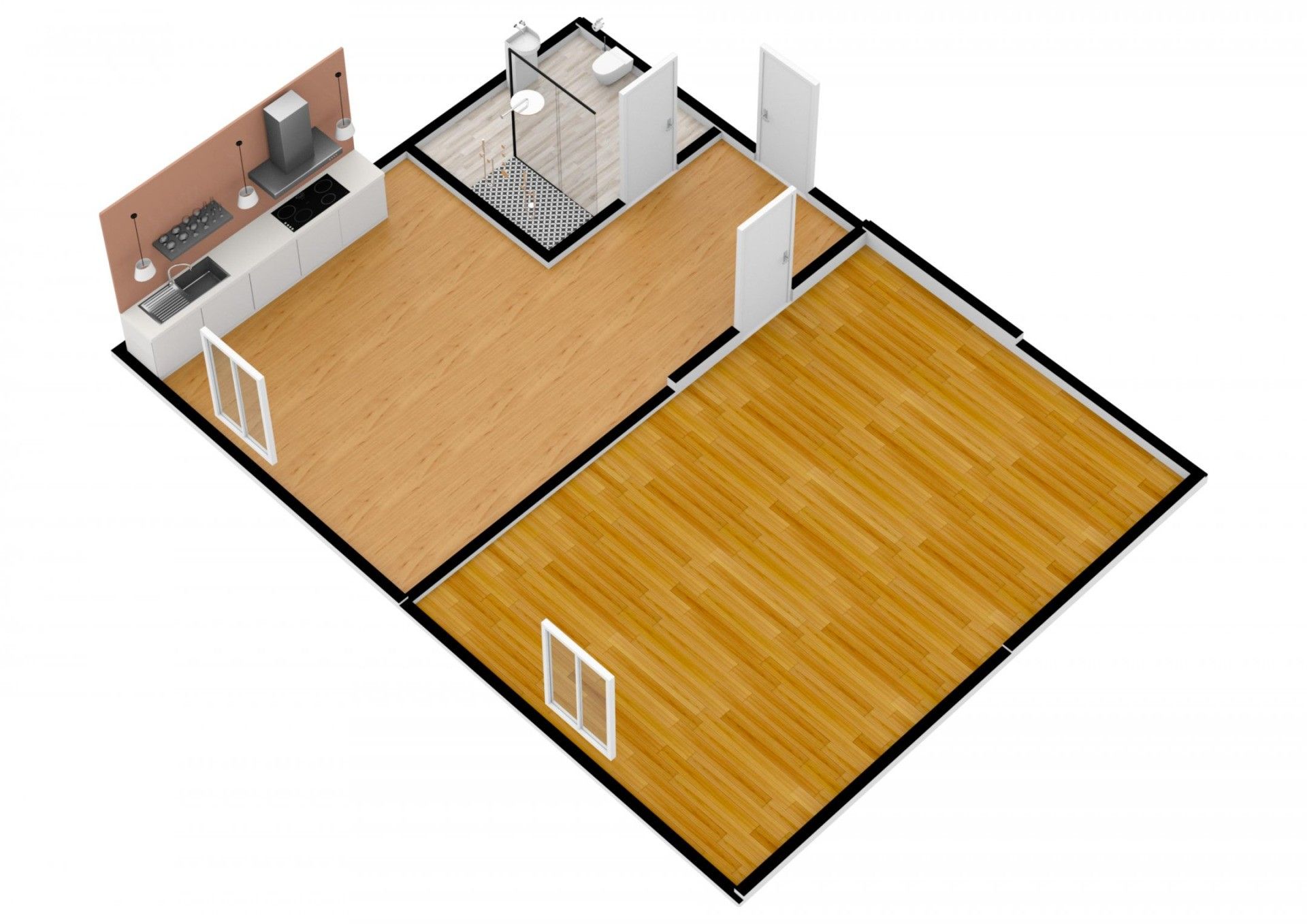 Pronájem bytu 1+1 35 m² - foto 3