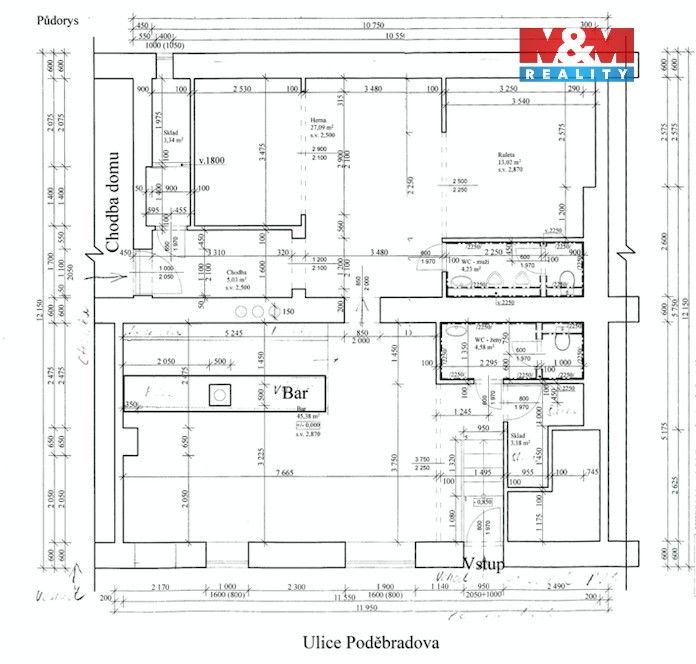 Pronájem komerčního prostoru 125 m² - foto 9
