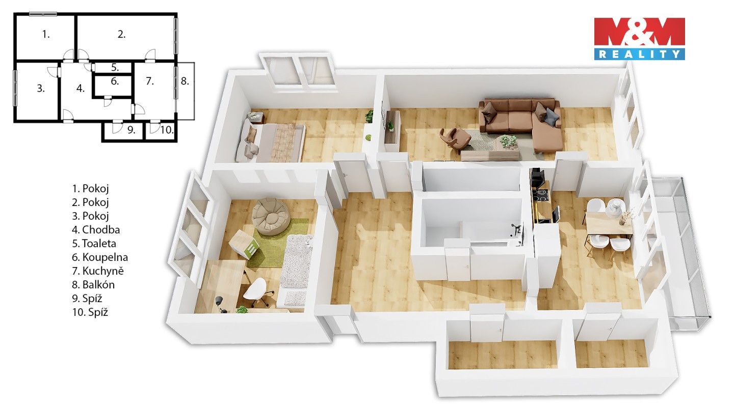Prodej bytu 3+1 77 m² - foto 18