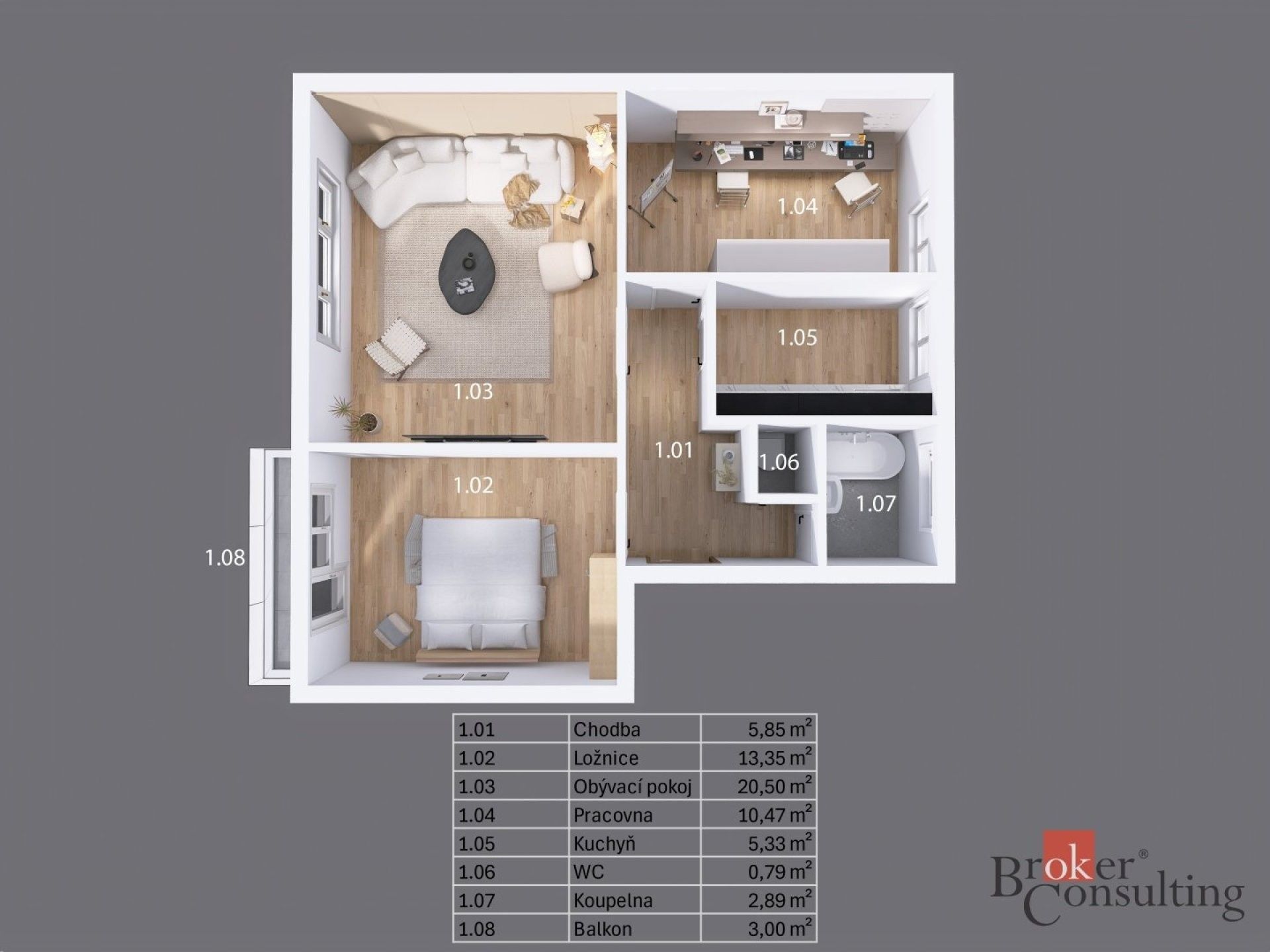 Prodej bytu 3+1 71 m² - foto 19