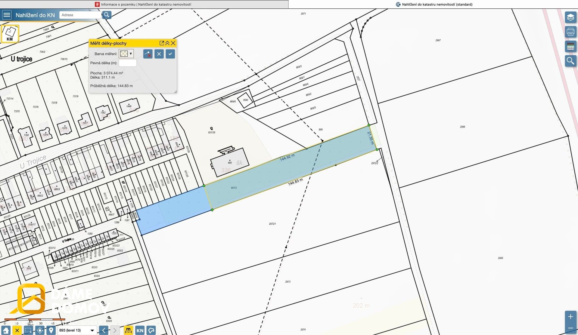 Prodej pozemku 1000 m² - foto 2