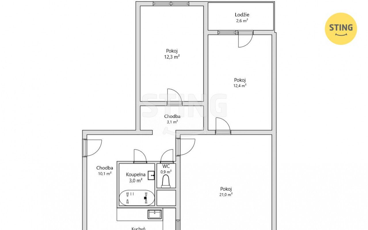 Prodej bytu 3+1 67 m² - foto 6