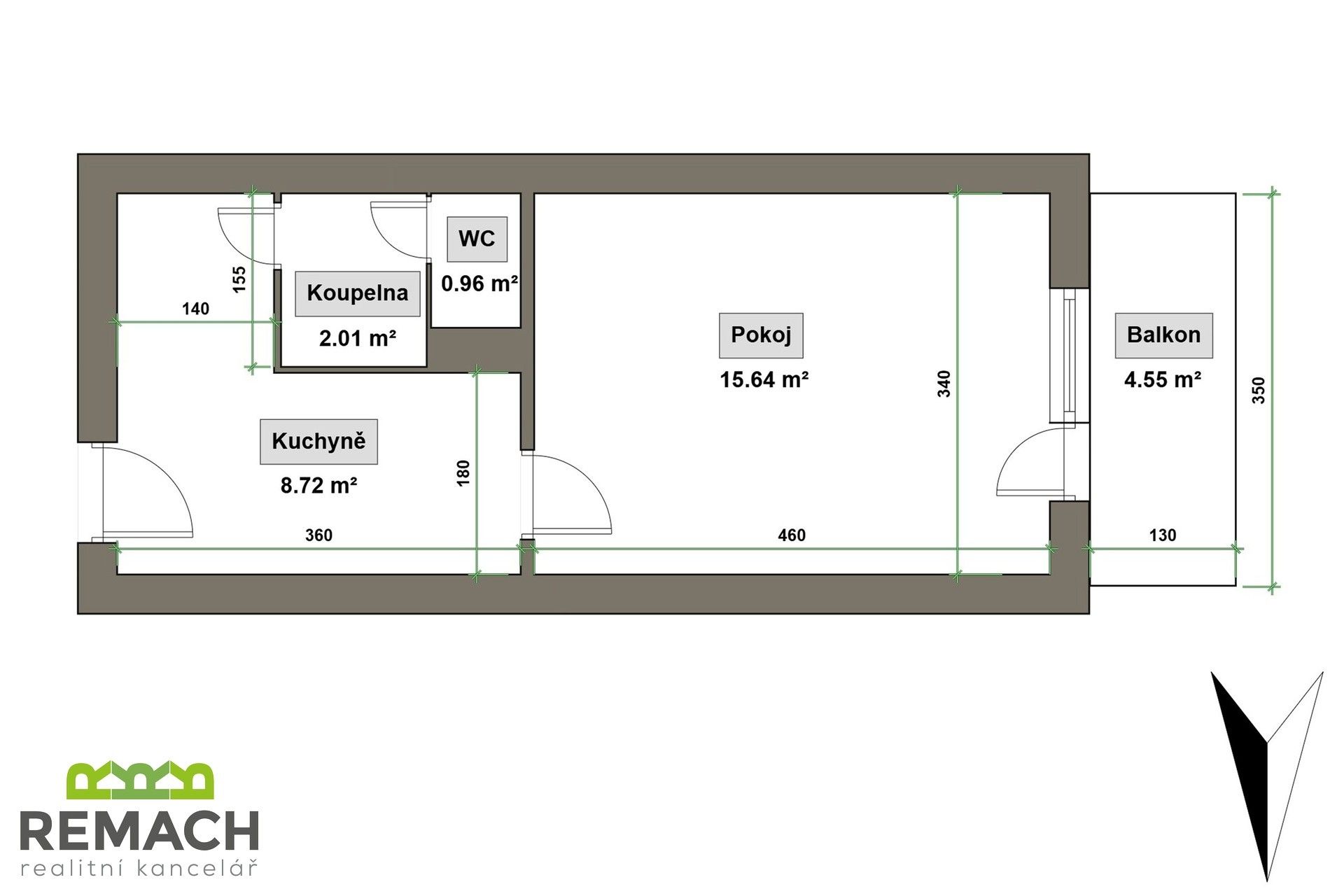 Prodej bytu 1+1 34 m² - foto 2