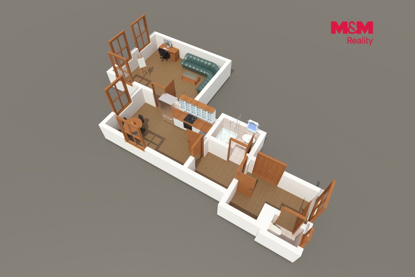 Prodej bytu 2+kk 61 m² - foto 3