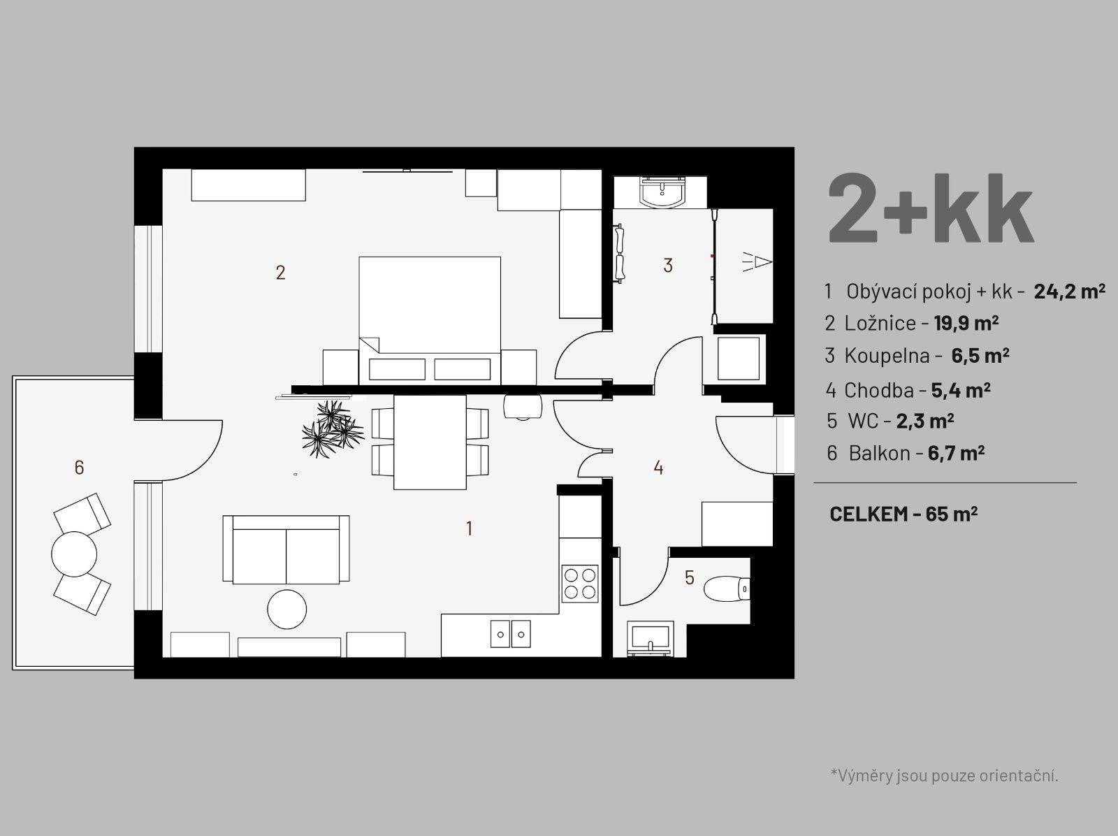 Prodej bytu 2+kk 58 m² - foto 18