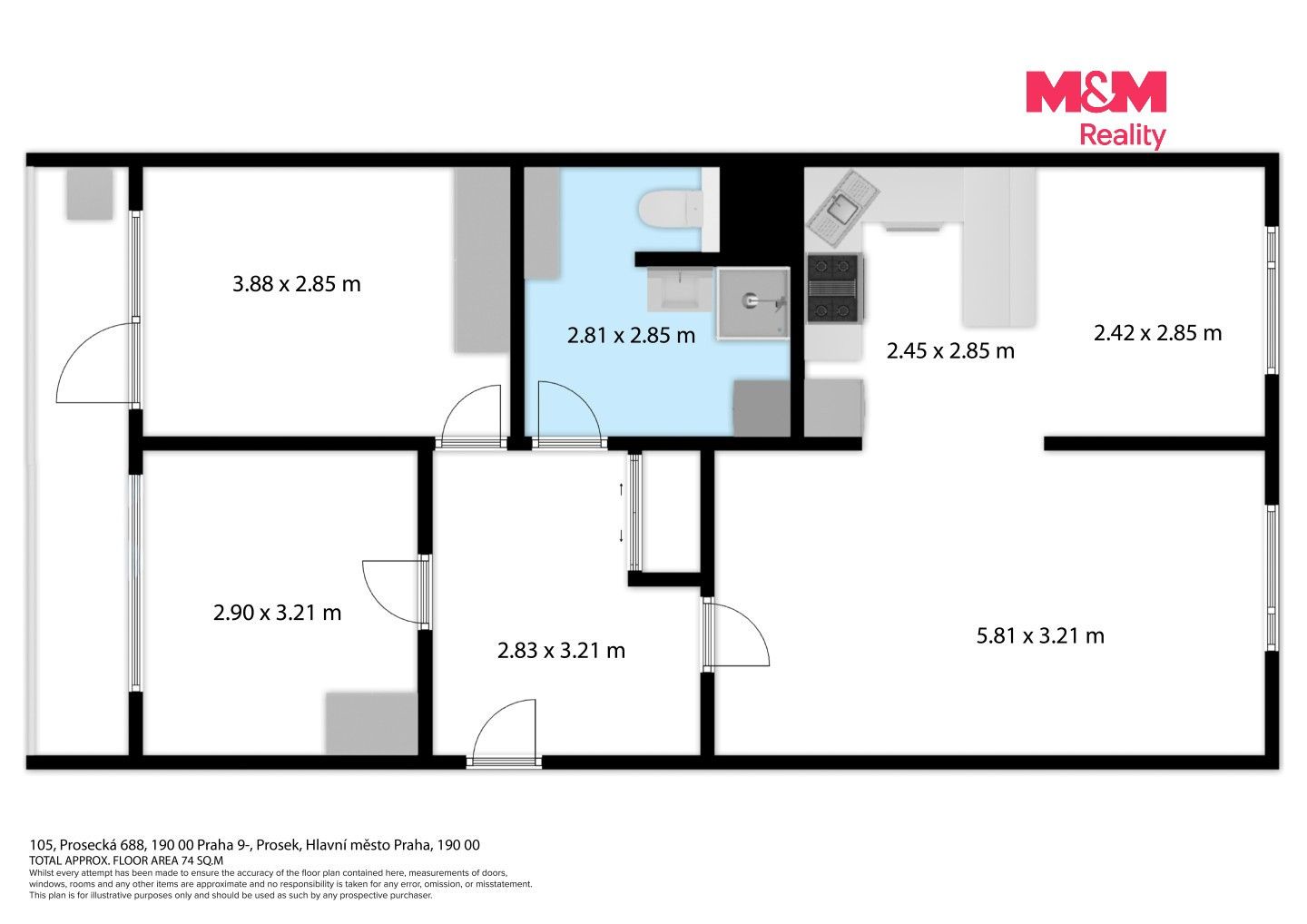 Prodej bytu 3+1 69 m² - foto 11