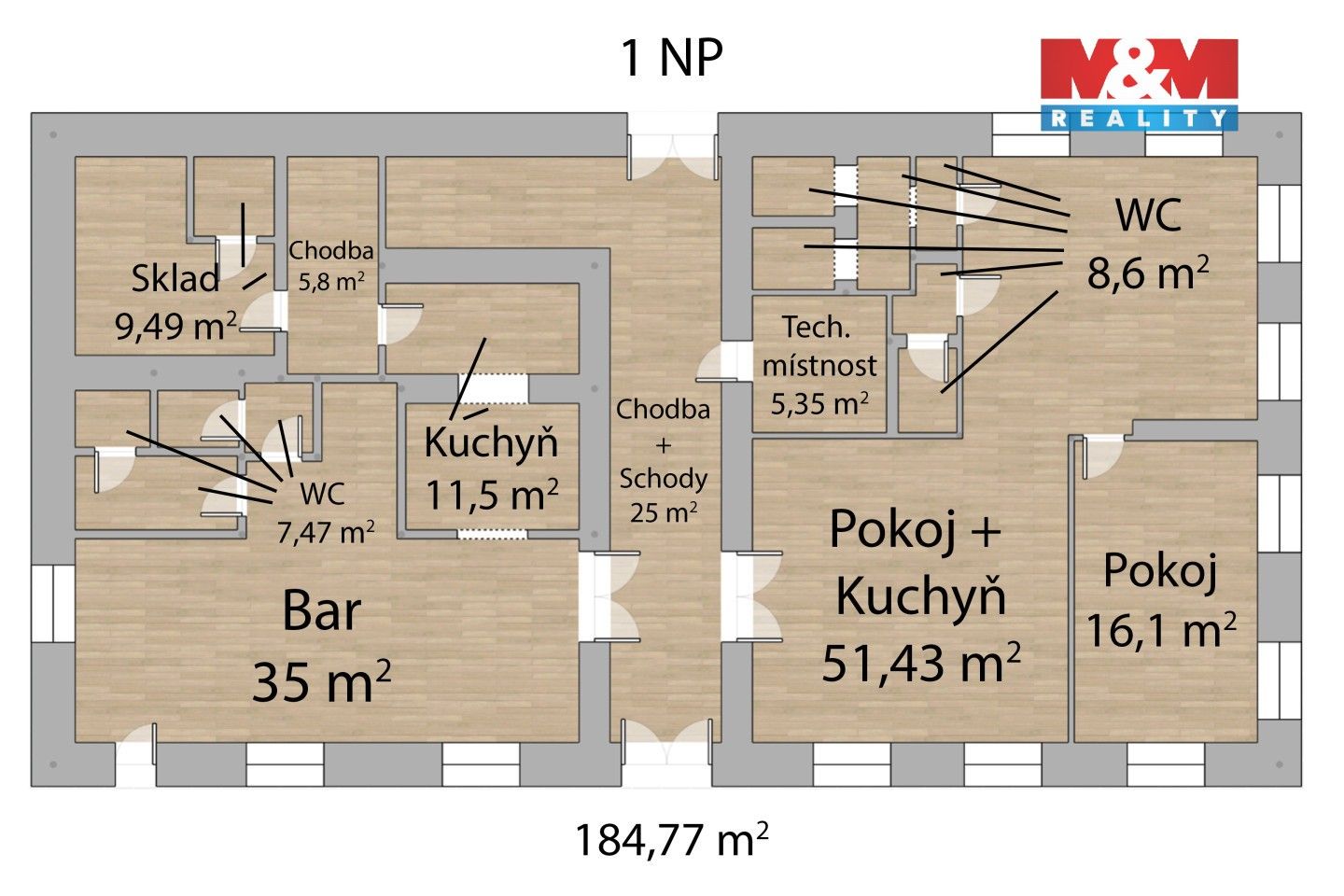Prodej komerčního prostoru 371 m² - foto 6