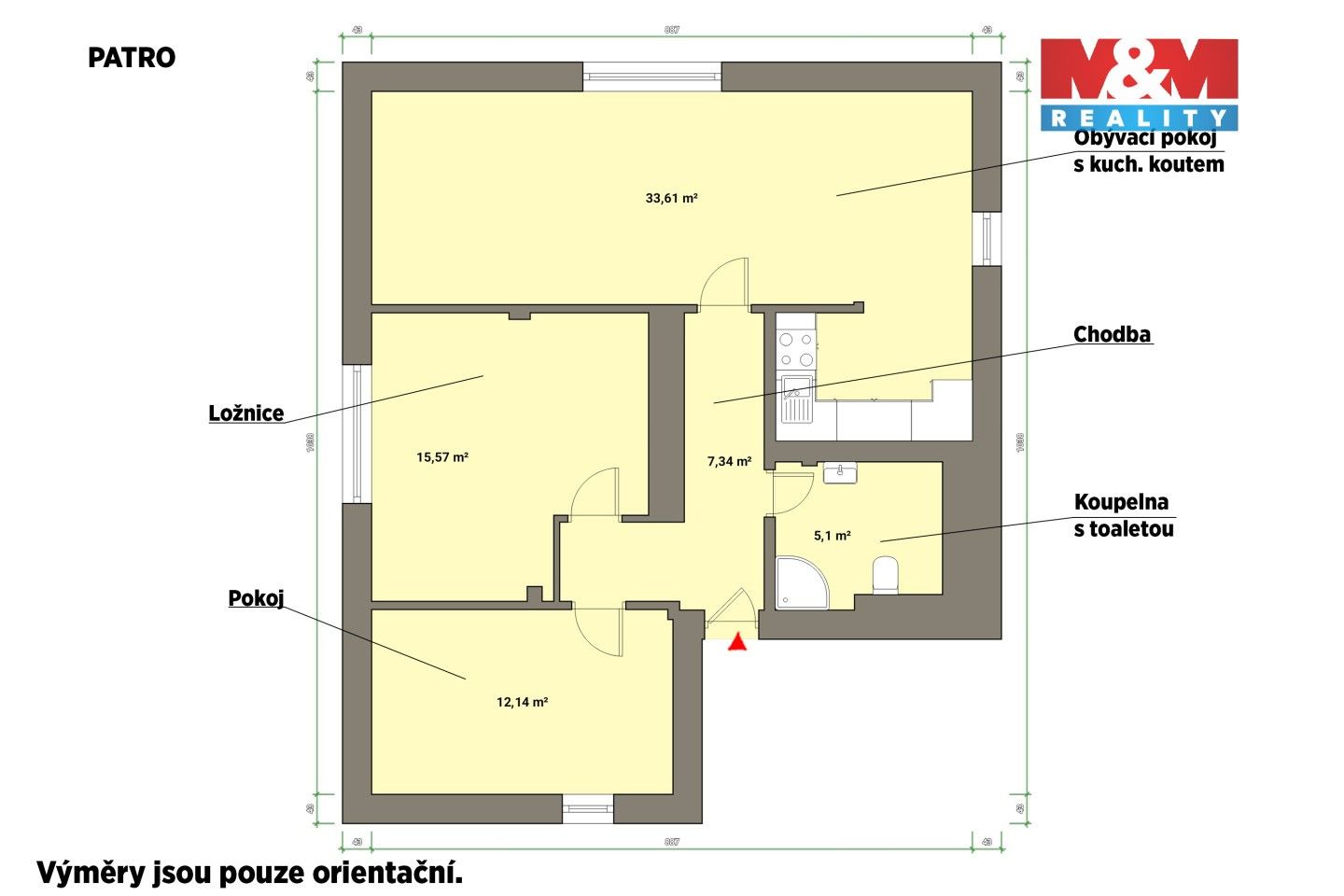 Pronájem bytu 3+kk 74 m² - foto 6