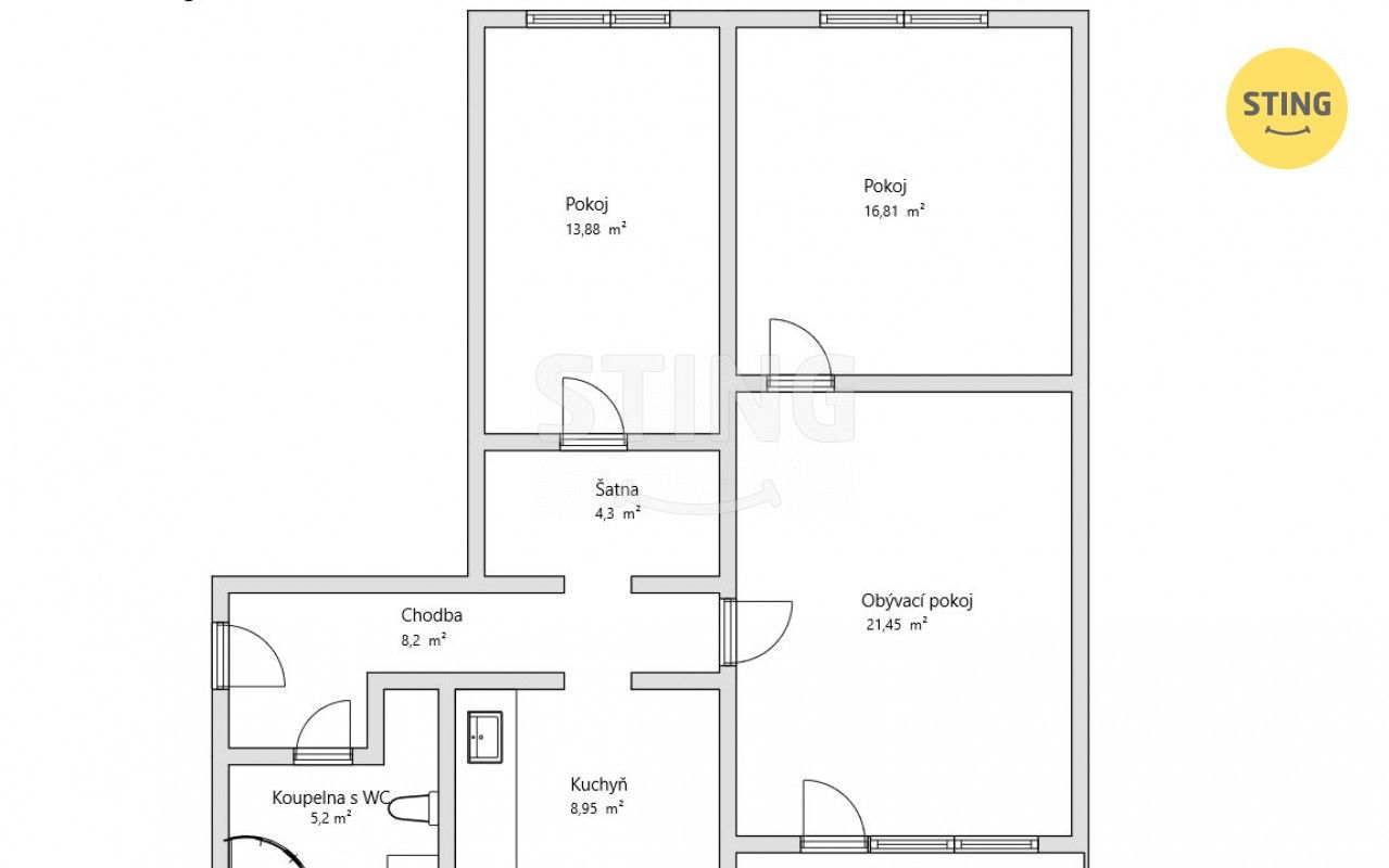 Prodej bytu 3+1 78 m² - foto 15