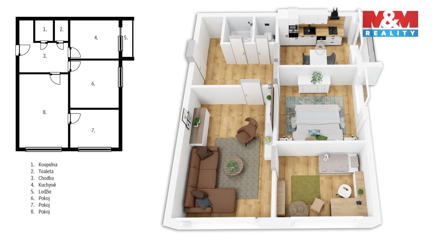 Prodej bytu 3+1 69 m² - foto 27