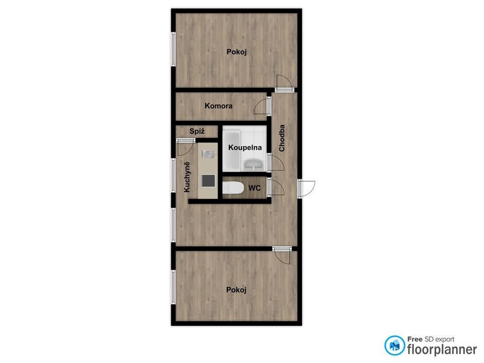 Prodej bytu 3+kk 69 m² - foto 8