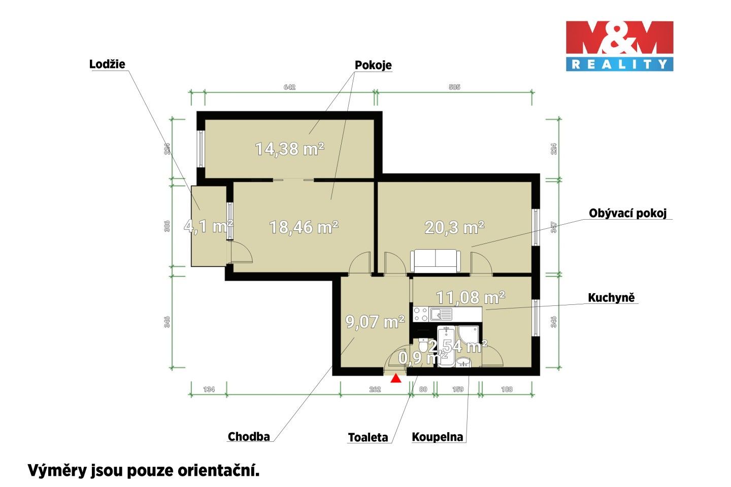 Prodej bytu 3+1 76 m² - foto 7