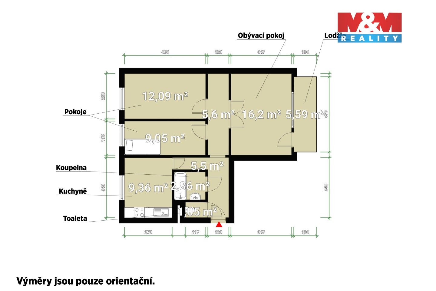Prodej bytu 3+1 72 m² - foto 6