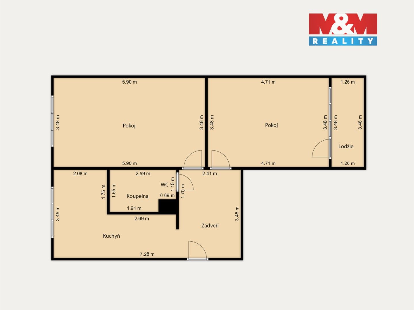 Prodej bytu 2+1 61 m² - foto 23