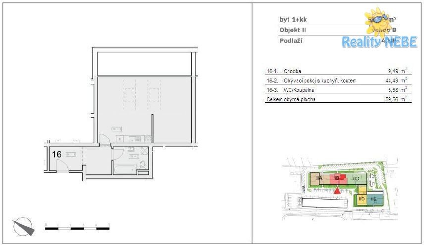 Prodej bytu 1+kk 59 m² - foto 16