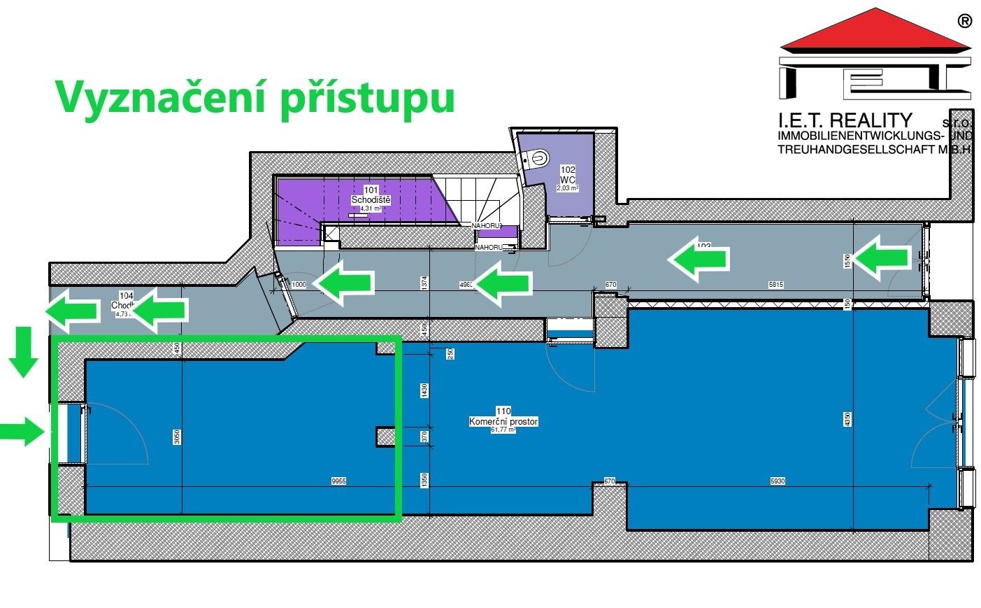 Pronájem komerčního prostoru 16 m² - foto 8