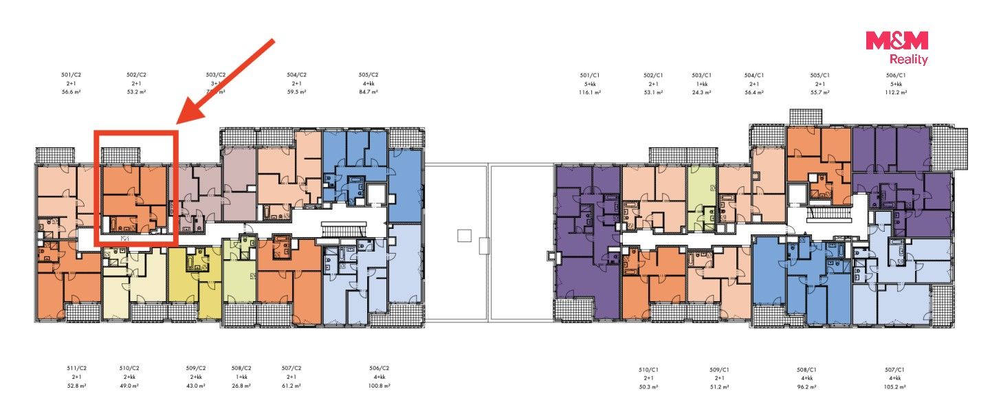 Prodej bytu 2+1 53 m² - foto 4