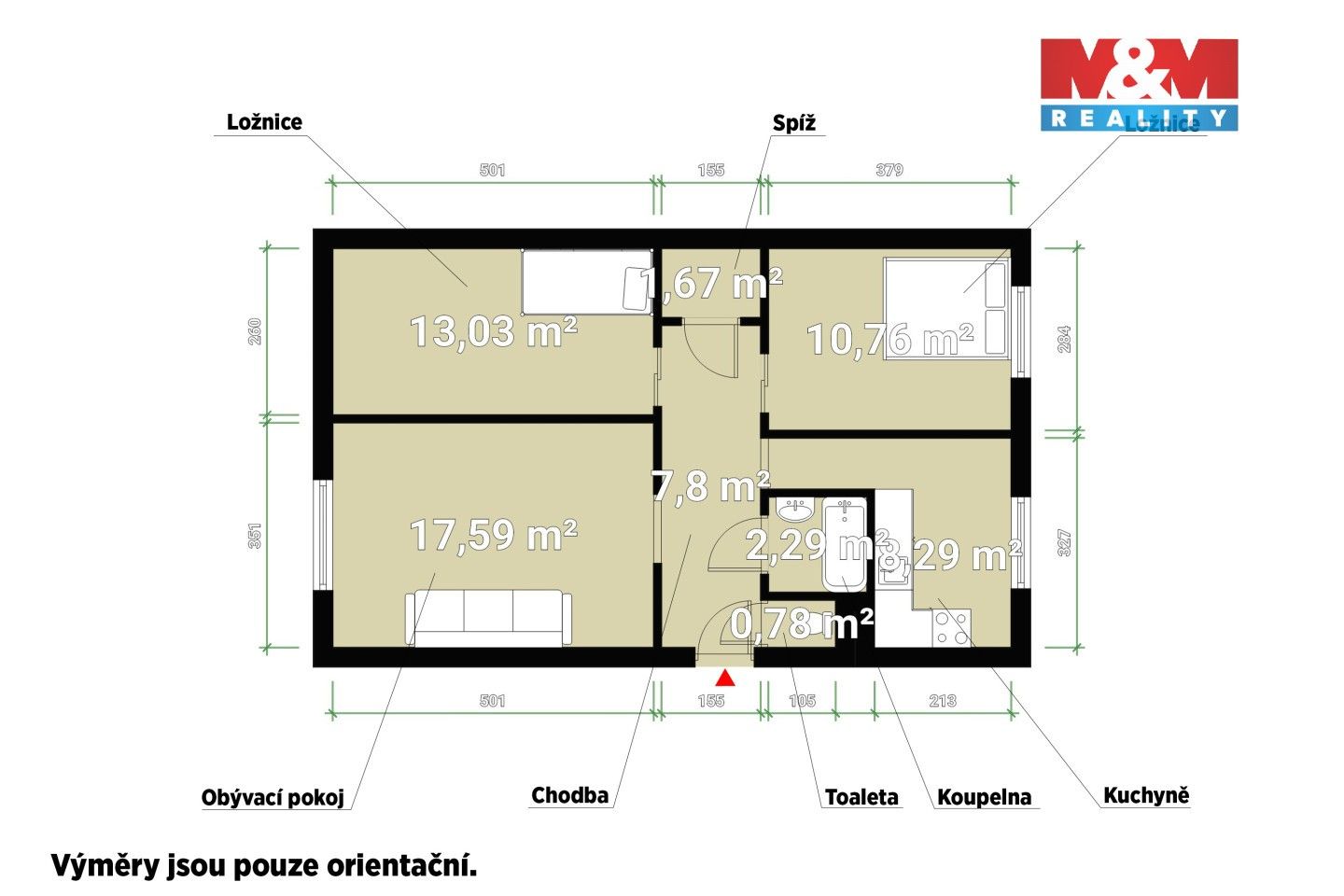 Prodej bytu 3+1 62 m² - foto 5