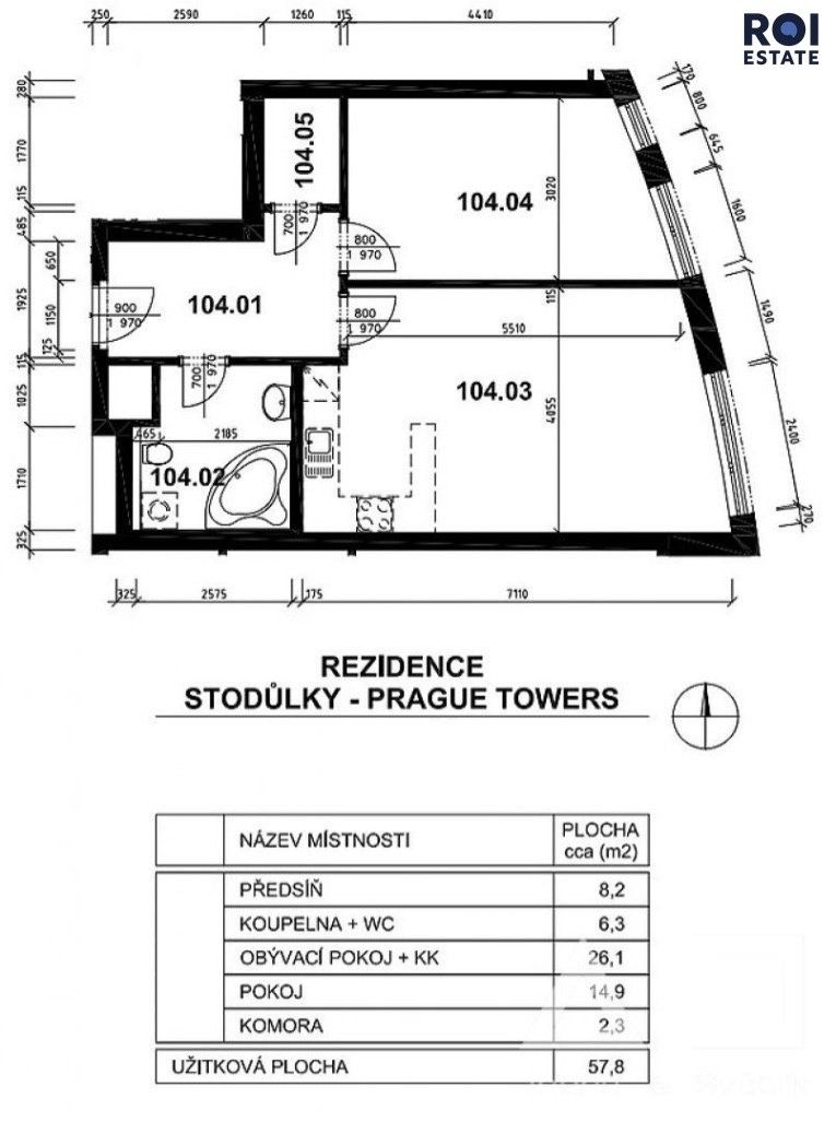 Pronájem bytu 2+kk 60 m² - foto 11