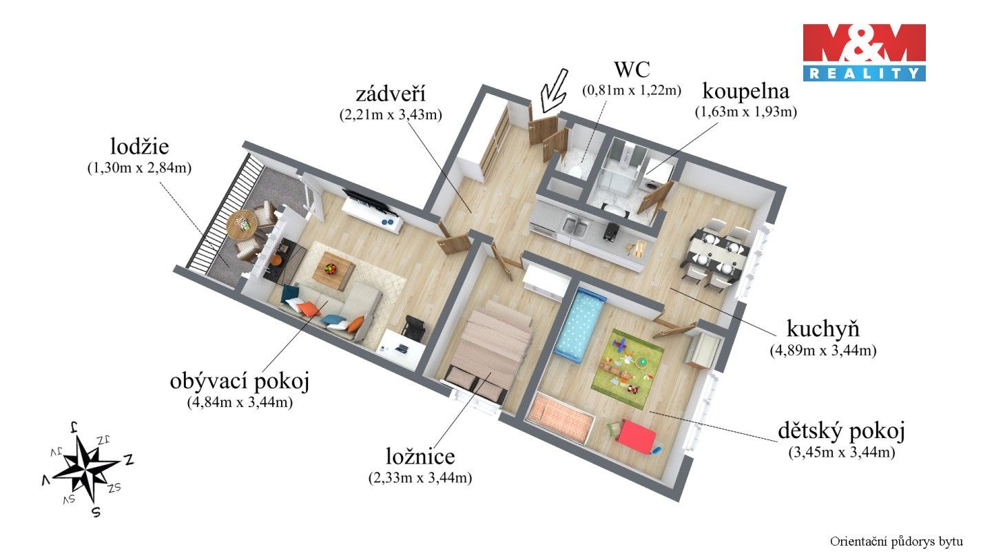 Prodej bytu 3+1 60 m² - foto 9