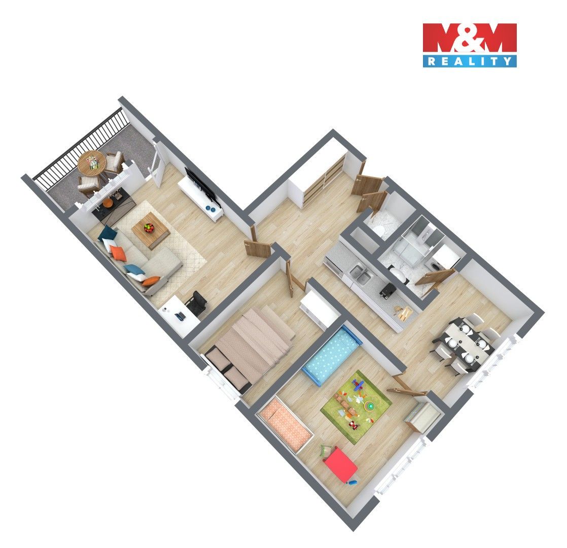 Prodej bytu 3+1 60 m² - foto 21