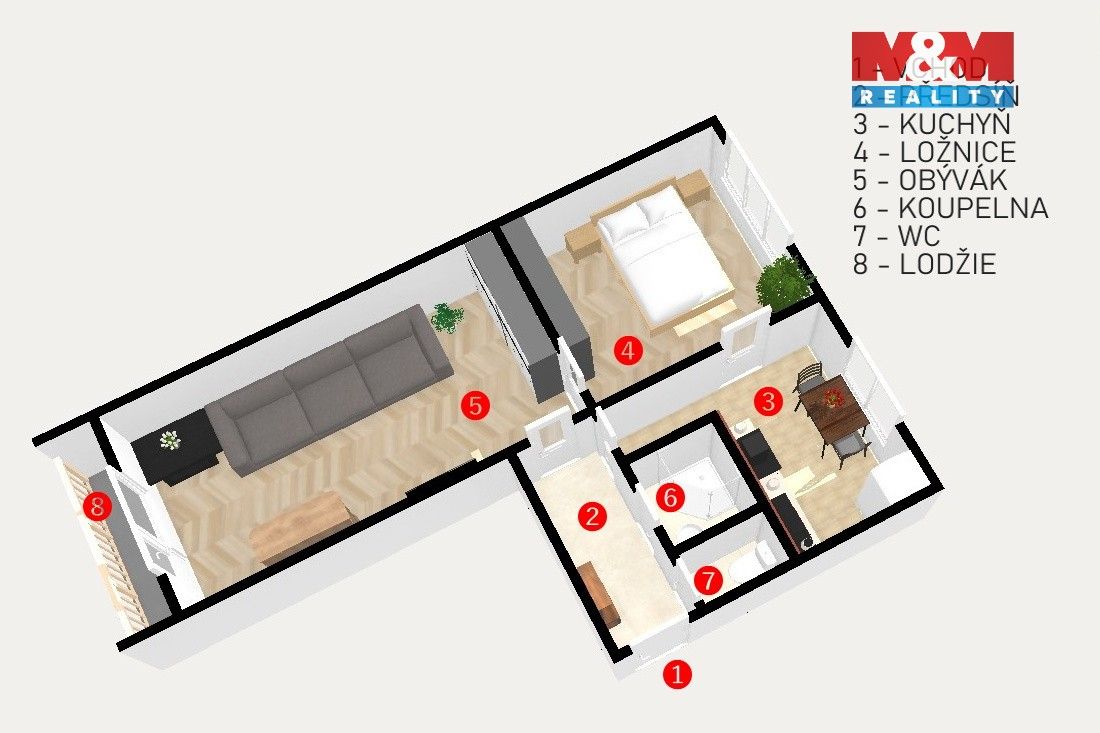 Prodej bytu 2+1 54 m² - foto 13