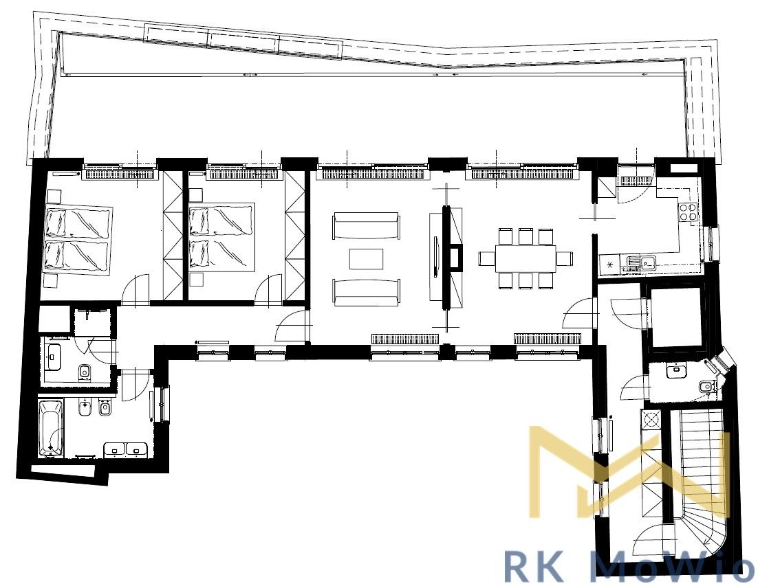 Pronájem bytu 3+1 173 m² - foto 10