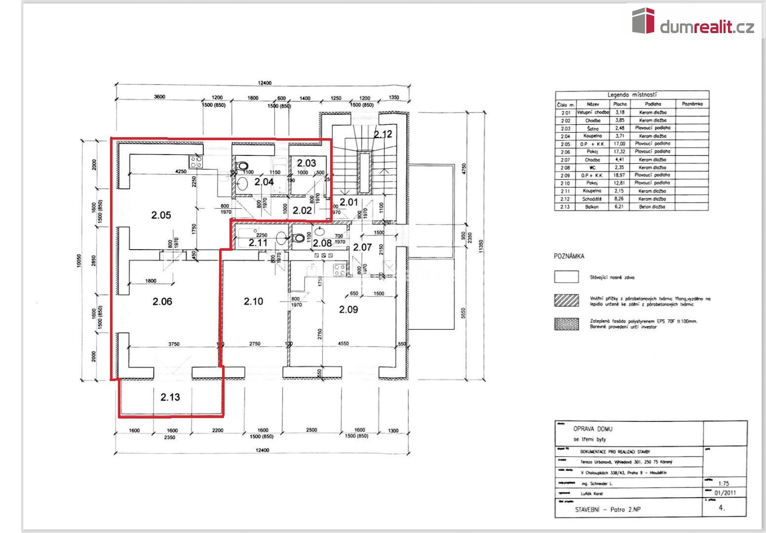 Pronájem bytu 2+kk 45 m² - foto 12