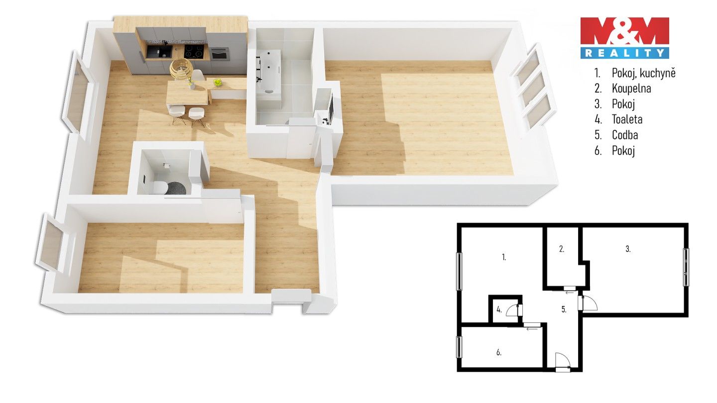 Prodej bytu 2+1 66 m² - foto 19