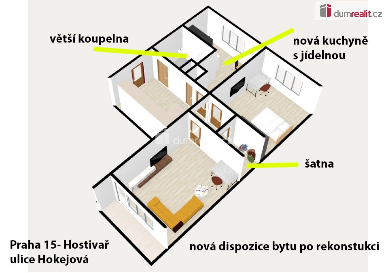Prodej bytu 2+1 66 m² - foto 14