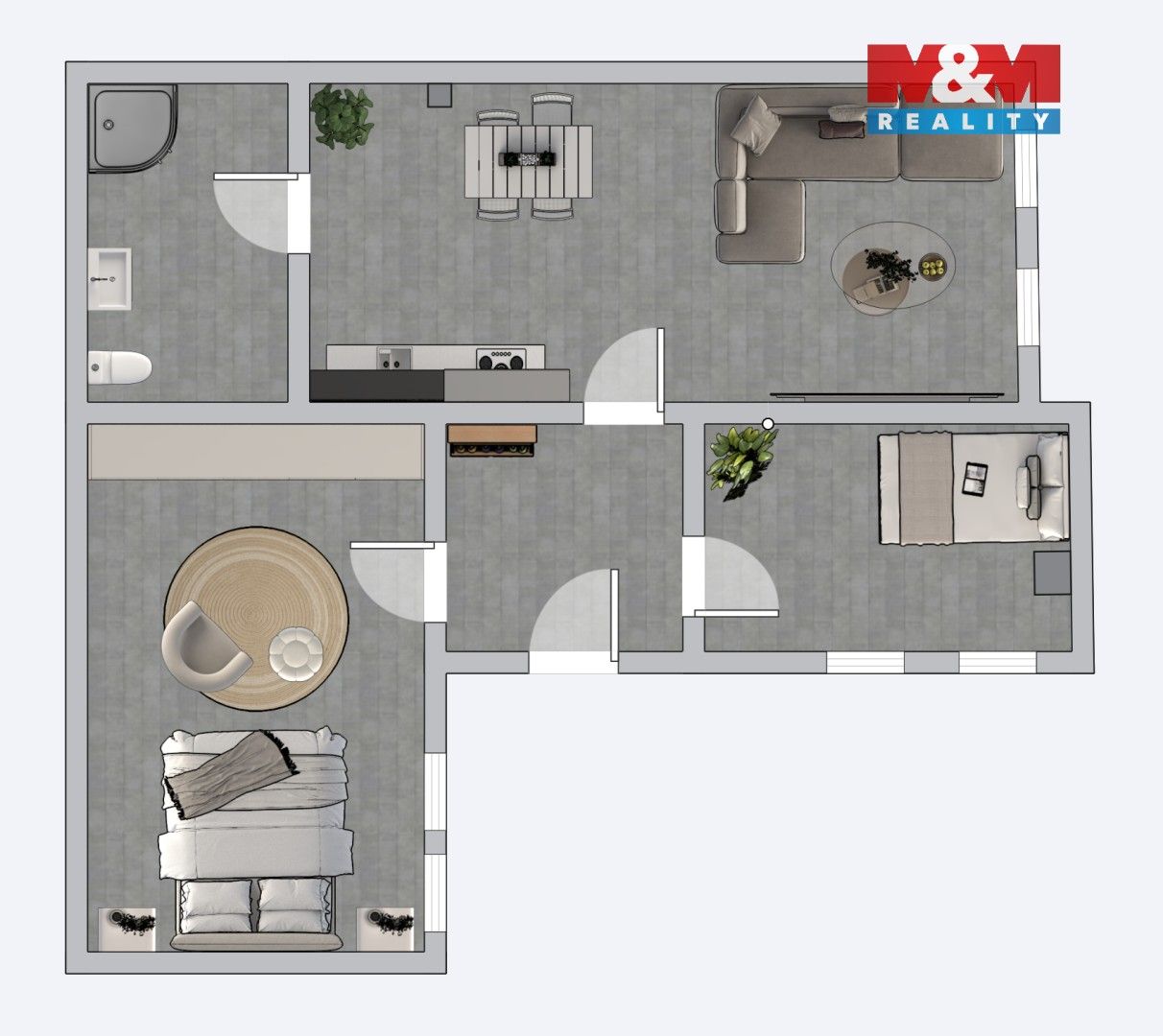 Pronájem bytu 2+1 64 m² - foto 10