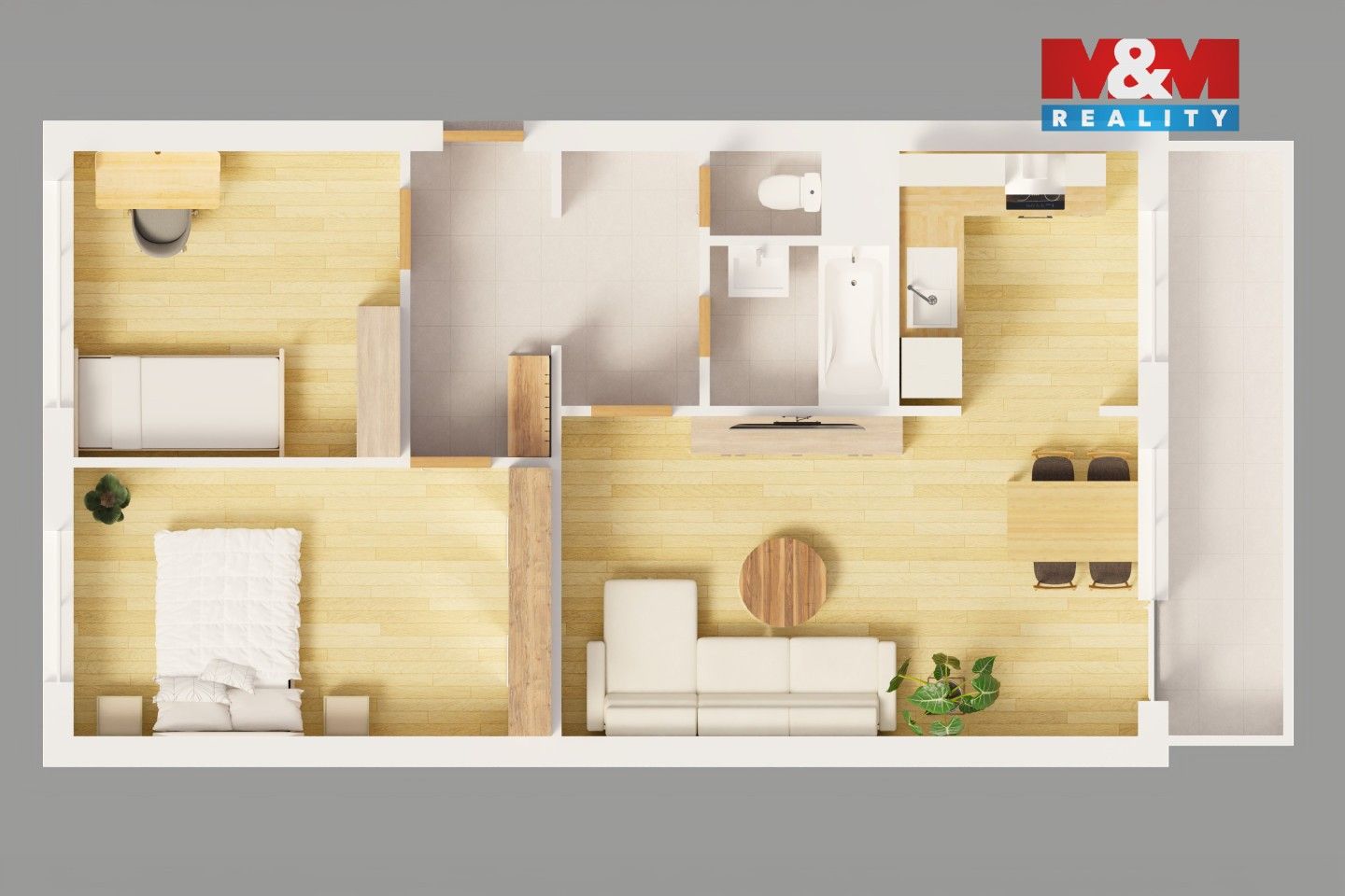 Prodej bytu 3+1 63 m² - foto 3