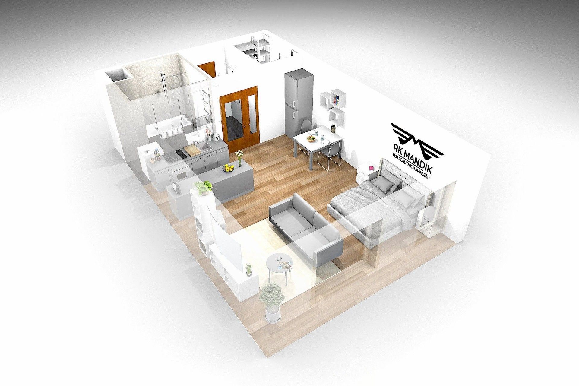 Pronájem bytu 1+kk 45 m² - foto 22